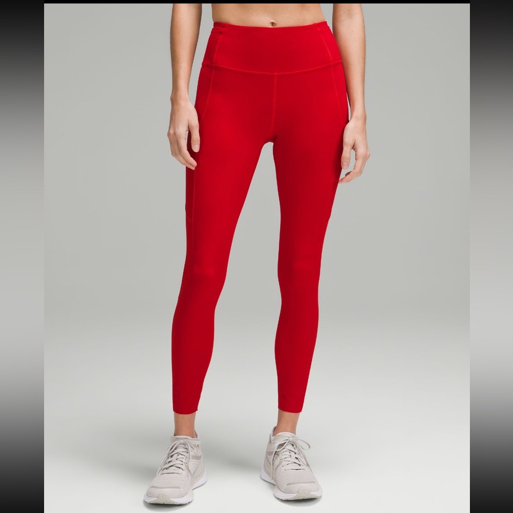 Lululemon Fast and Free High-Rise
Tight 25" in Dark Red